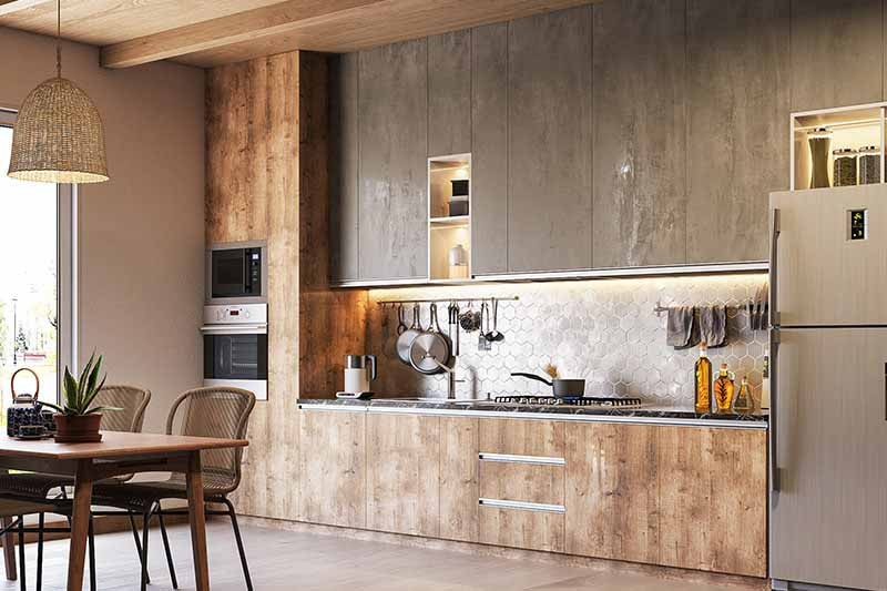 Modern rustic kitchen styles
